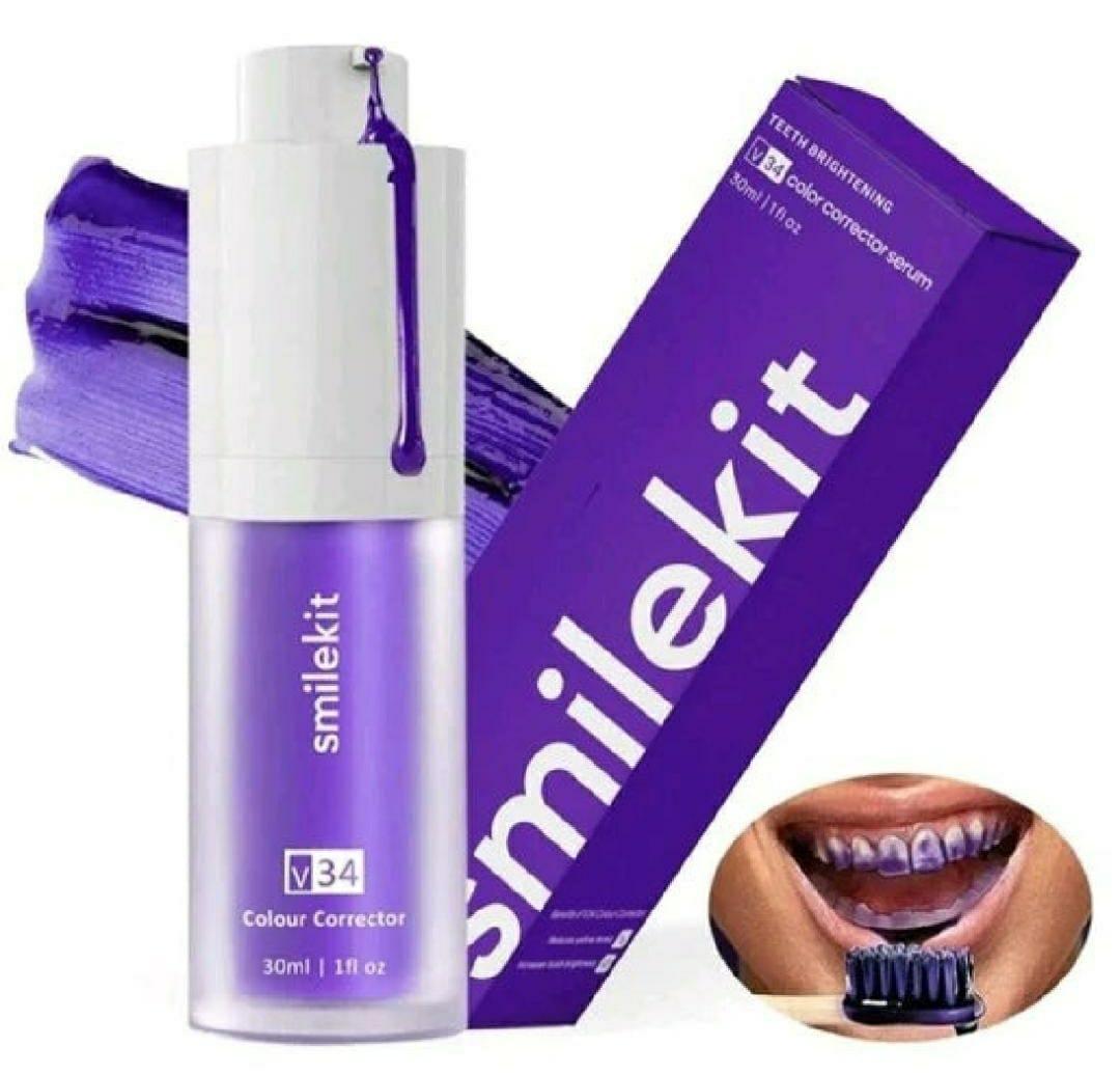 V34 colour corrector serum - purple toothpaste