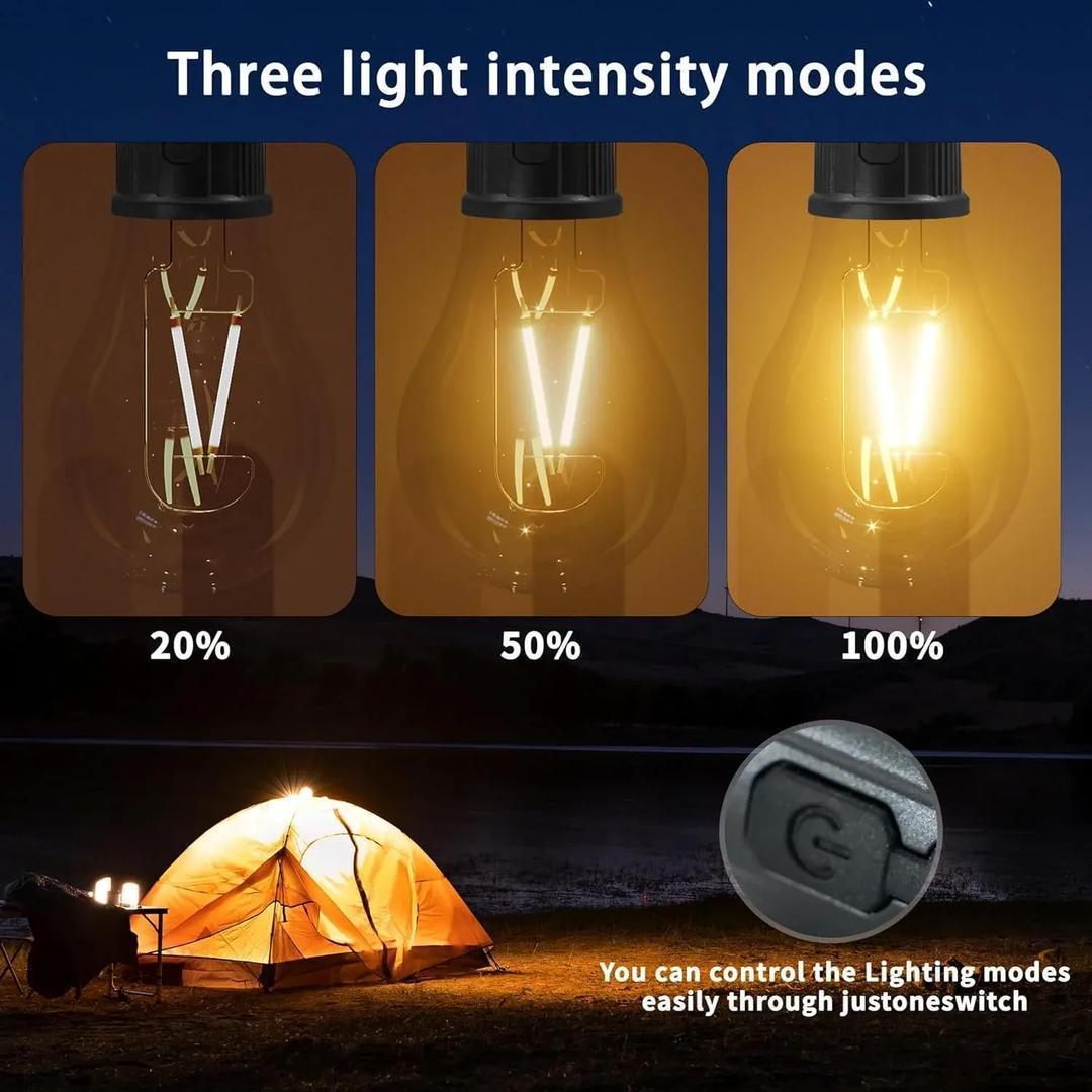Brighten your space-rechargable LED bulb