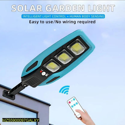 Solar motion sensor outdoor wall light