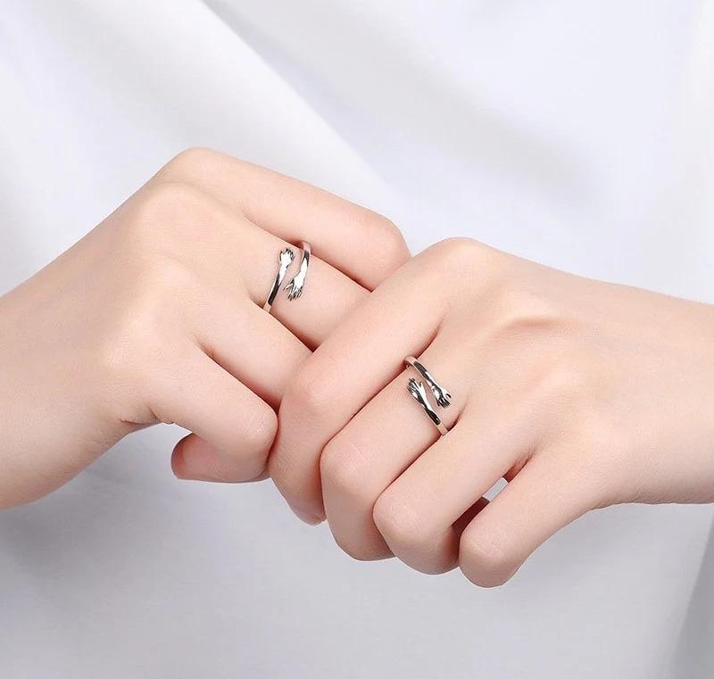 Couple ring set