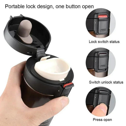 Insulated travel coffee mug