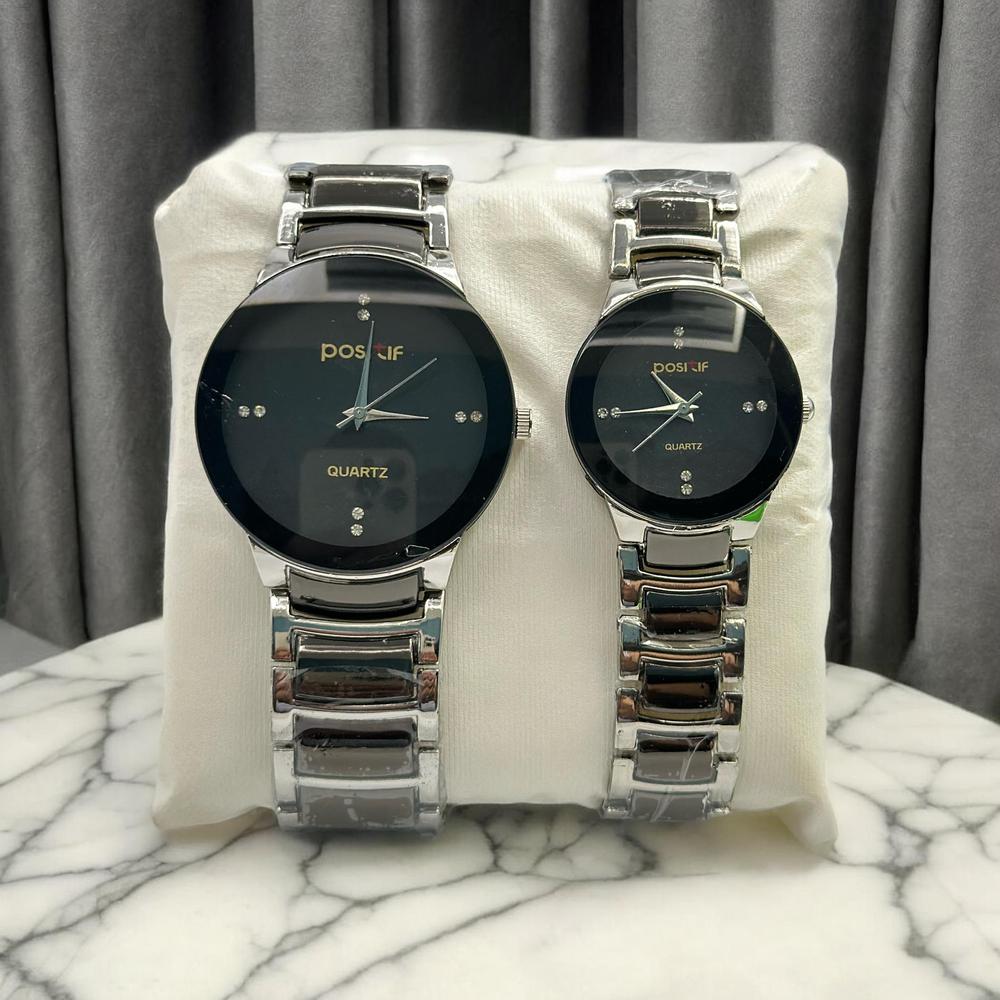 Elegant couple watches