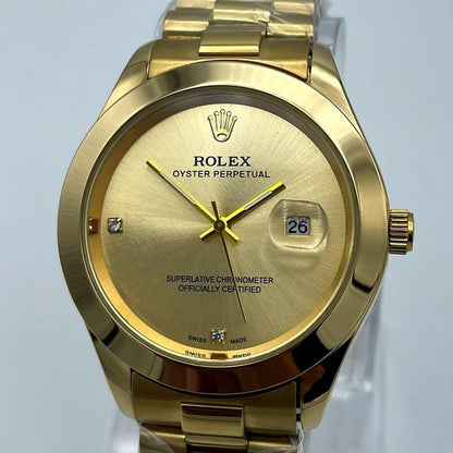 Rolex golden watch