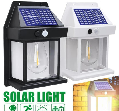 Motion sensor solar sensor lamp