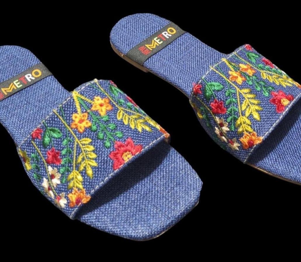 Women's jute formal flats