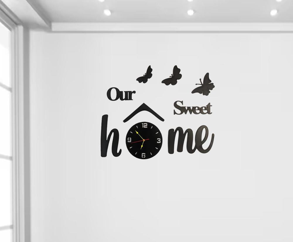 HOME SWEET HOME CLOCK DECORATION