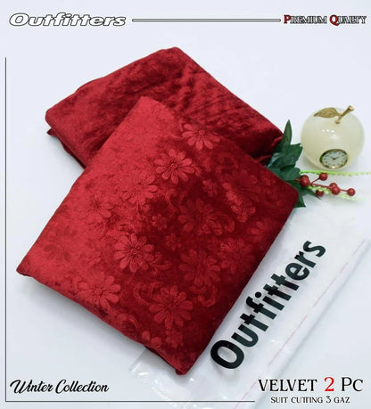 2 PCs women's unstitched sequins suit