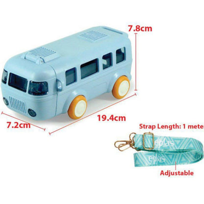Bus shaped water bottle