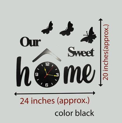 HOME SWEET HOME CLOCK DECORATION