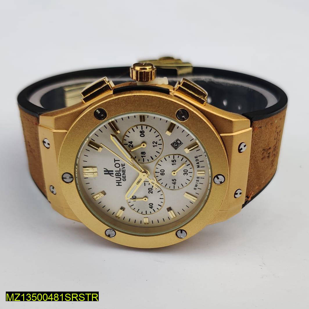 Men's chronograph wrist watch