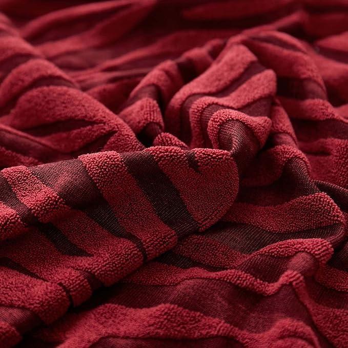 Luxurious velvet textured sofa covers