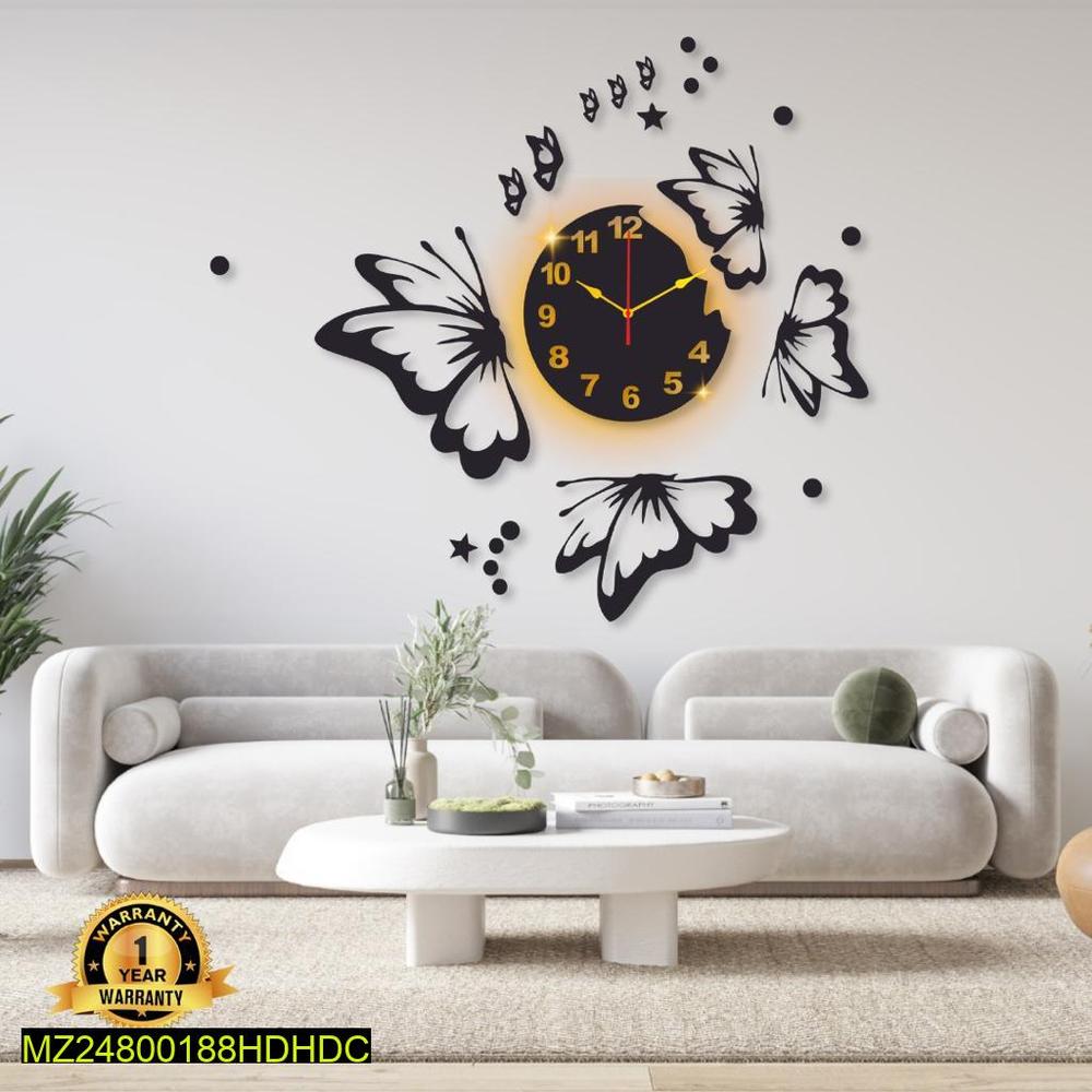 Butterflies design laminated wall art