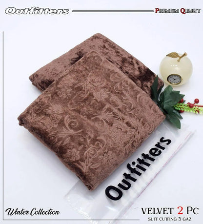 2 PCs women's unstitched sequins suit