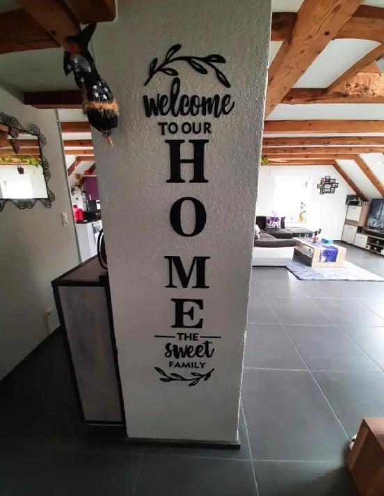 Sweet home wooden wall art