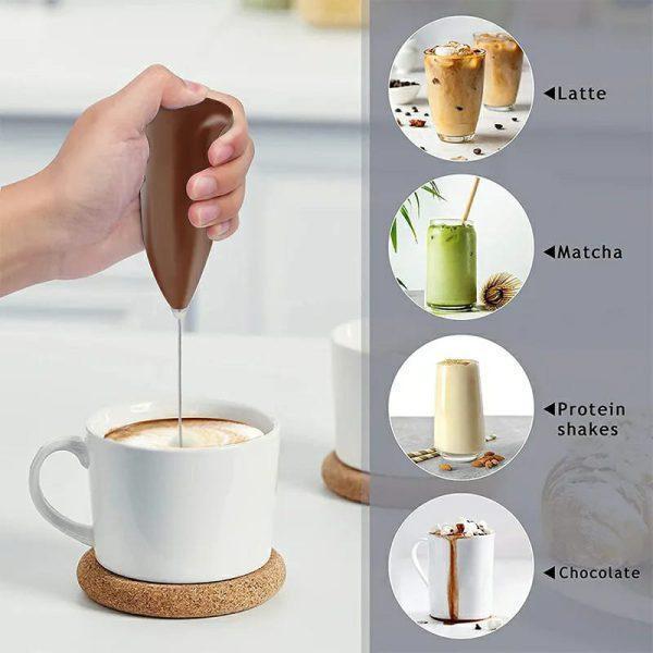 Portable electric hand blender
