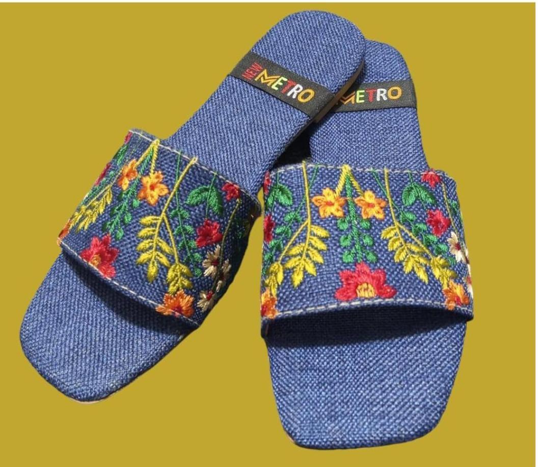 Women's jute formal flats