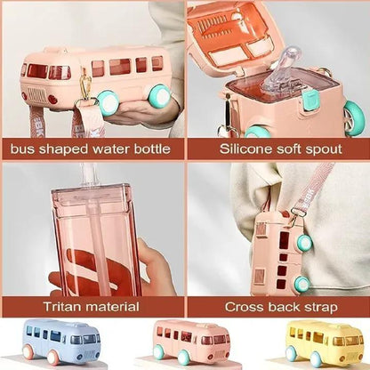 Bus shaped water bottle