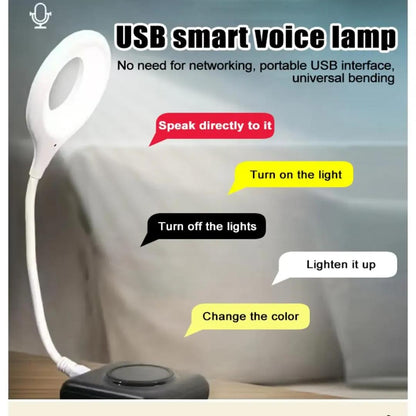 Voice operated LED lamp