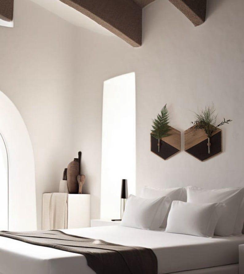 2 PCS MDF WOOD PLANTERS