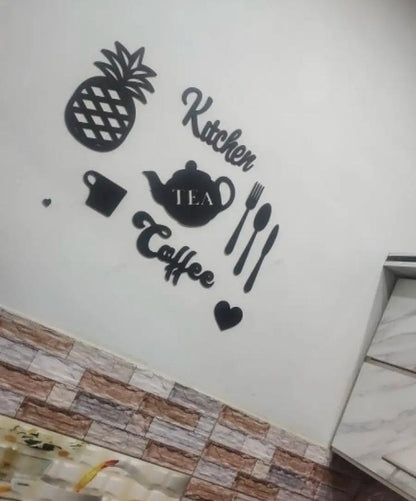 Kitchen wooden wall art frame