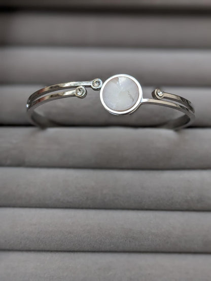 1 PCs silver plated rhinestone Kara bracelet