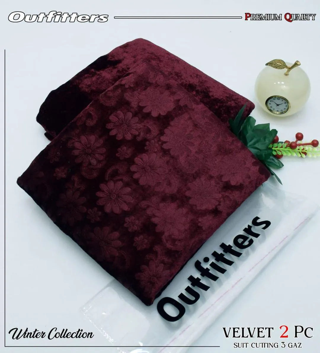 2 PCs women's unstitched sequins suit