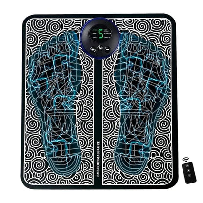 Portable foot massager mat