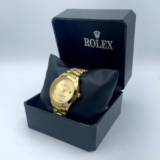 Rolex golden watch