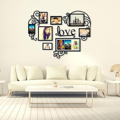 8 frame love wall art