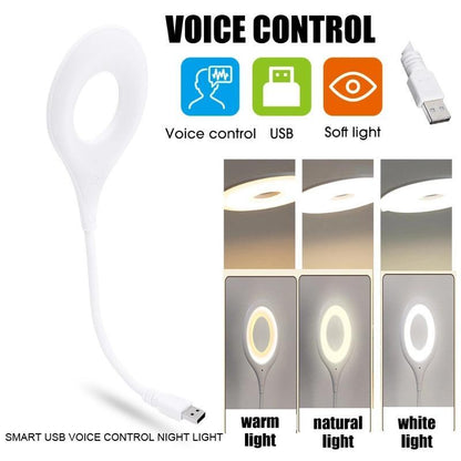 Voice operated LED lamp