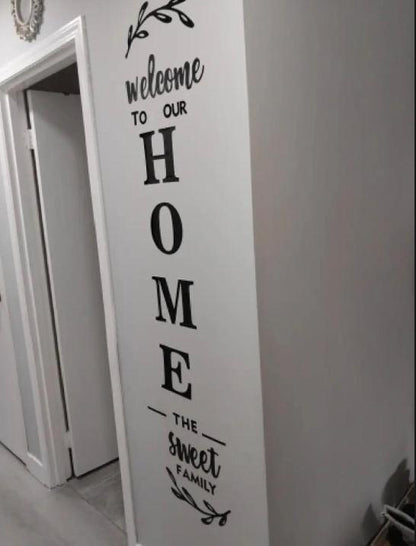 Sweet home wooden wall art