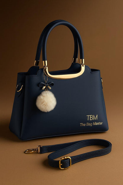 Girl's Rexine plain handbag